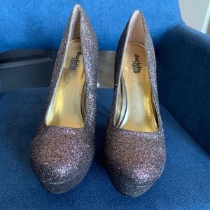 Sparkly heels